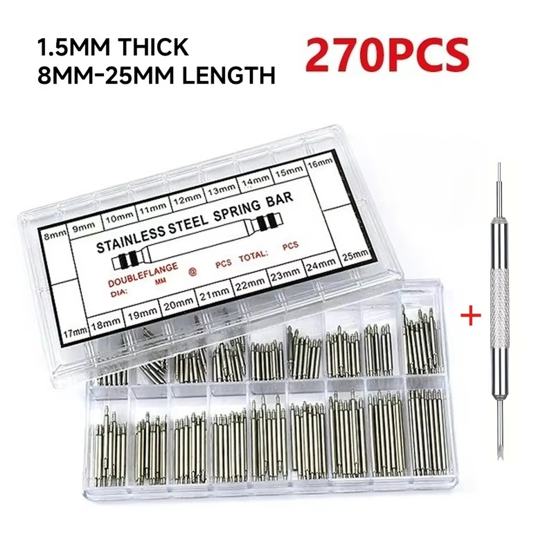 Spring Bar Tool Set - Набор из 270 пружинных шпилек из