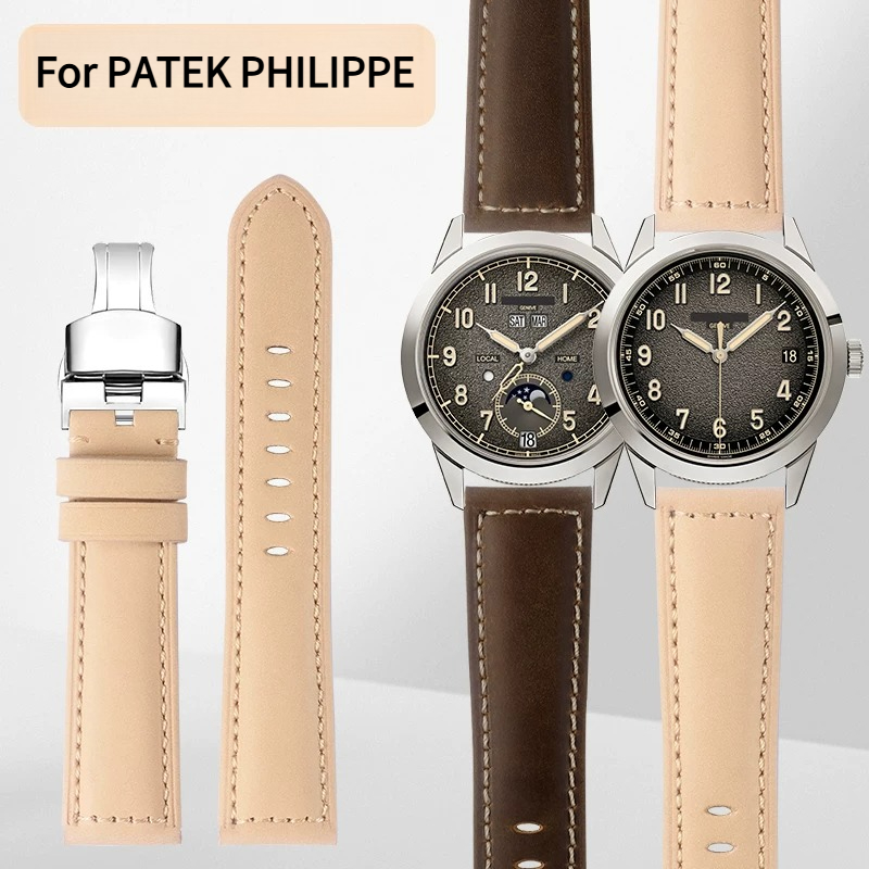 Patek Philippe Watch Calatrava - Удлиненный ремешок для часов из натуральной