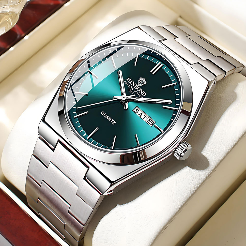 Rolex Watch Datejust - Мужские часы BINBOND, оригинальные, из нержавеющей