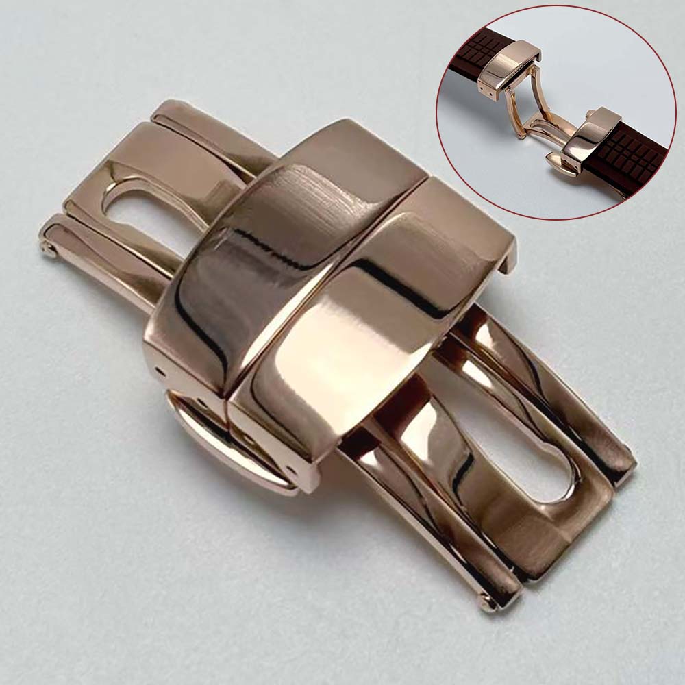Butterfly Clasp Deployant - Высококачественная застежка для часов из нержавеющей