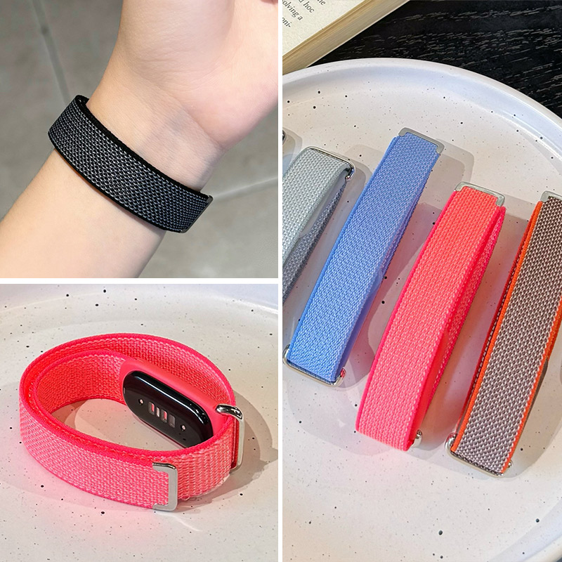 Sport Loop Velcro - Спортивный нейлоновый плетеный ремешок для часов