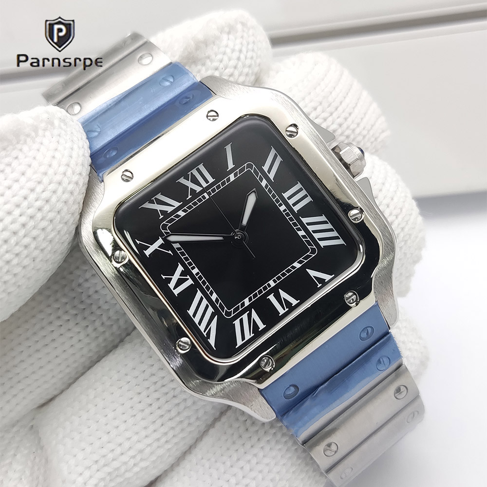 Cartier Watch Tank - Мужские часы с квадратным корпусом, новые