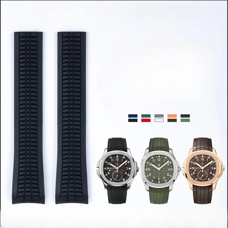 Ремешок силиконовый для часов  – обзор и цена Patek Philippe Watch Aquanaut