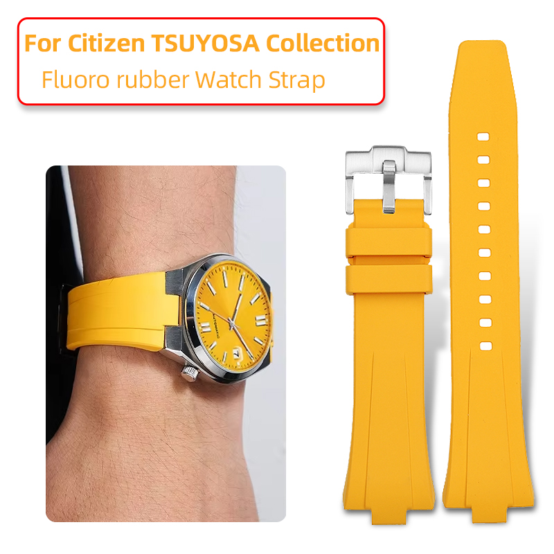 Ремешок для часов из фторкаучу – обзор и цена Citizen Watch Tsuyosa