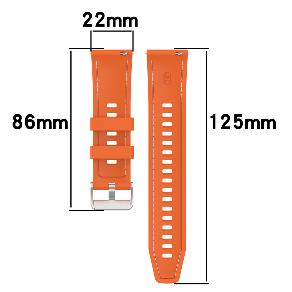 Универсальный силиконовый реме – обзор и цена Silicone Watch Band 22Mm