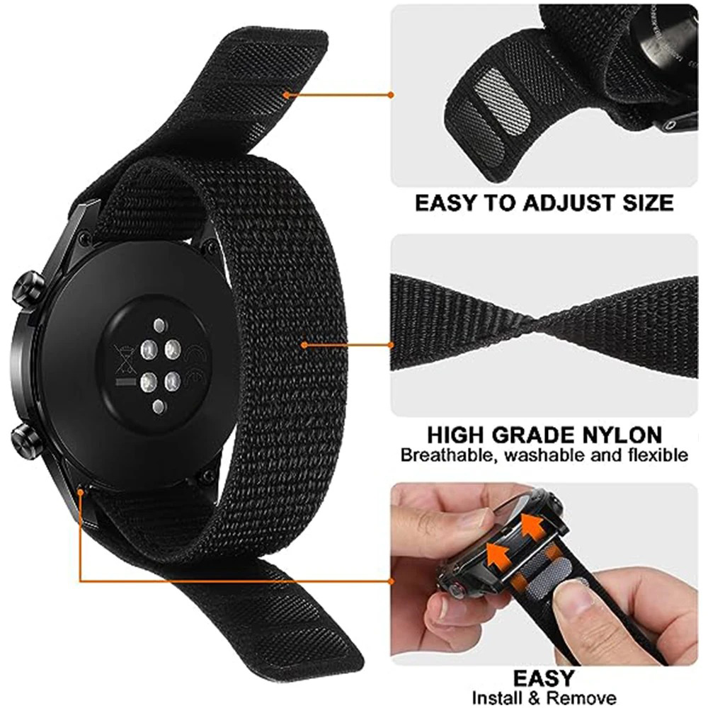 Ремешок для часов из нейлона с – обзор и цена Sport Loop Velcro