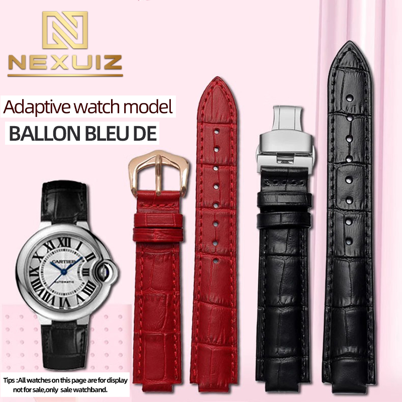 Кожаный ремешок для часов BALL – обзор и цена Cartier Watch Ballon Bleu