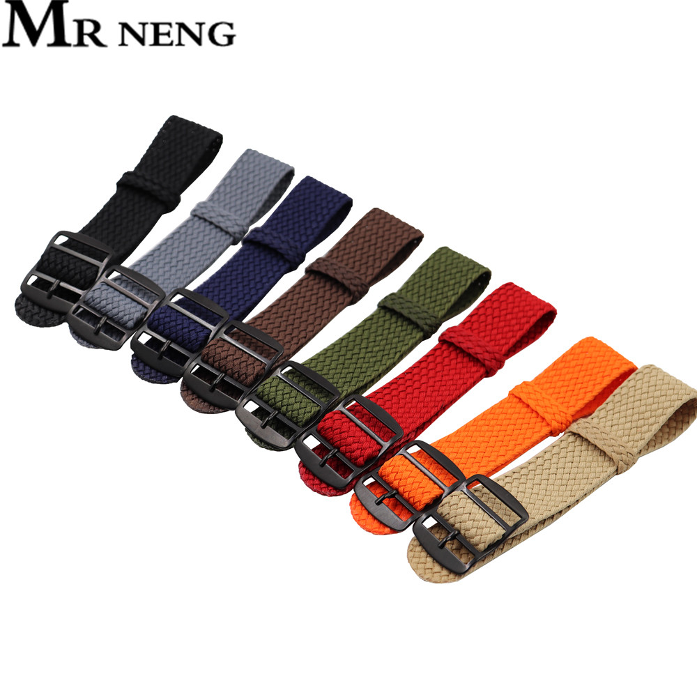 18 мм 20 мм 22 мм сплошной цве – обзор и цена Perlon Strap Woven