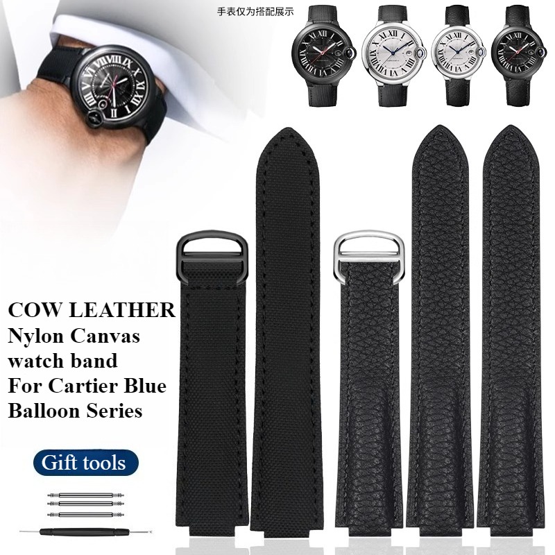 Нейлоновый холщовый ремешок дл – обзор и цена Cartier Watch Ballon Bleu
