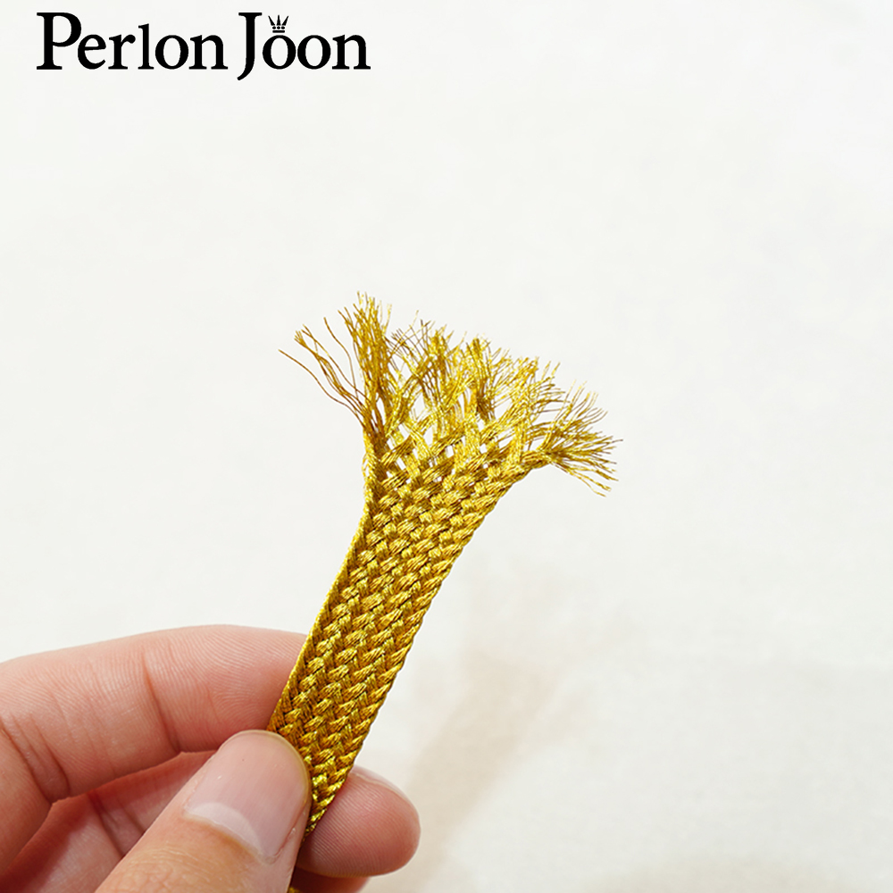 10 ярдов золотой тесьмы с выши – обзор и цена Perlon Strap Woven