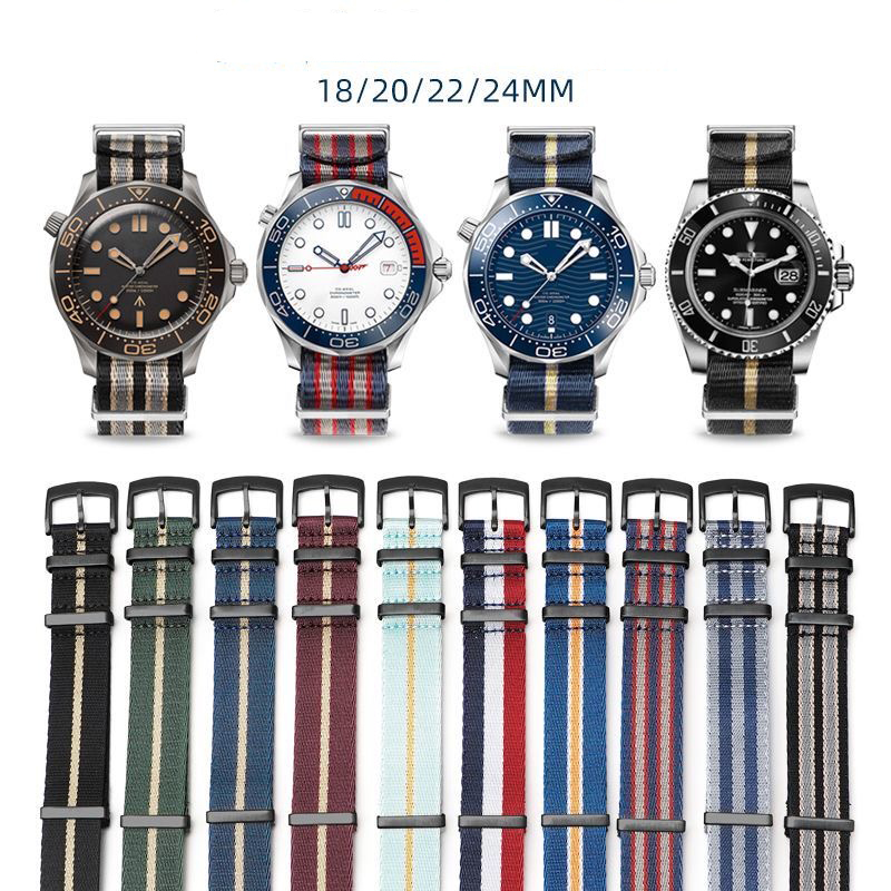 Высококачественный нейлоновый  – обзор и цена Nato Strap Nylon