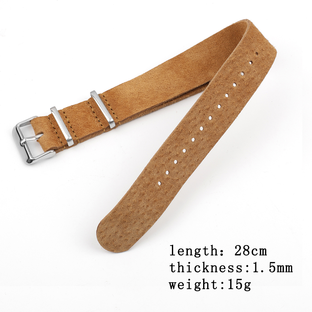 Мягкий ретро замшевый ремешок  – обзор и цена Nato Strap Nylon