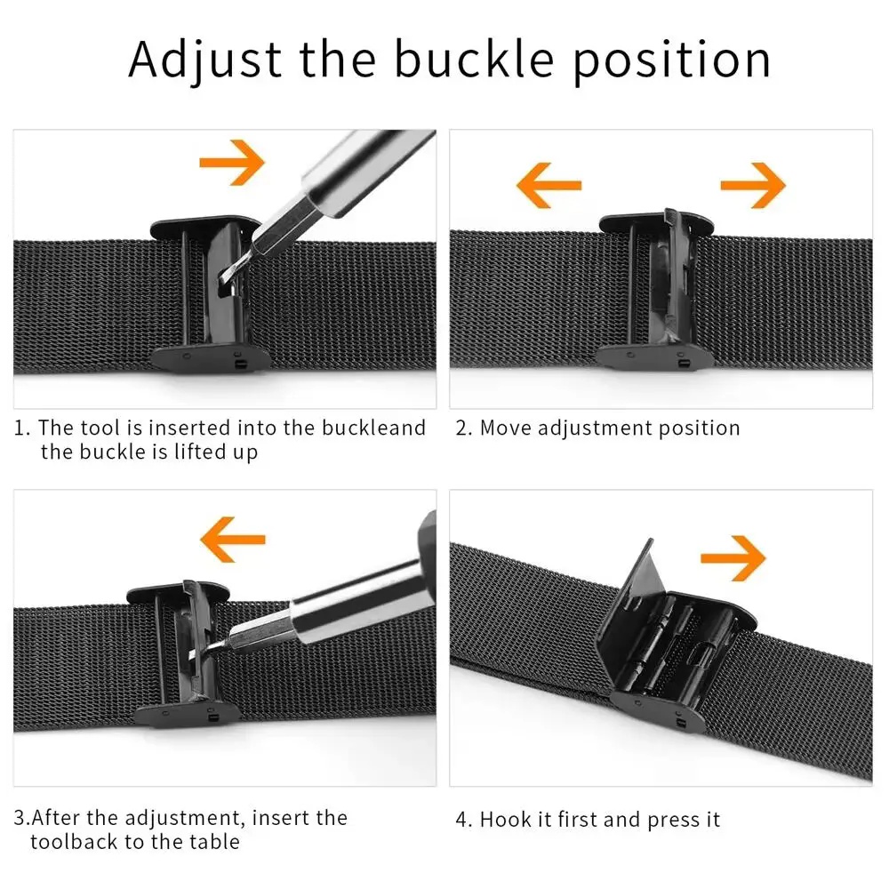 Металлические ремешки для часо – обзор и цена Mesh Strap Metal