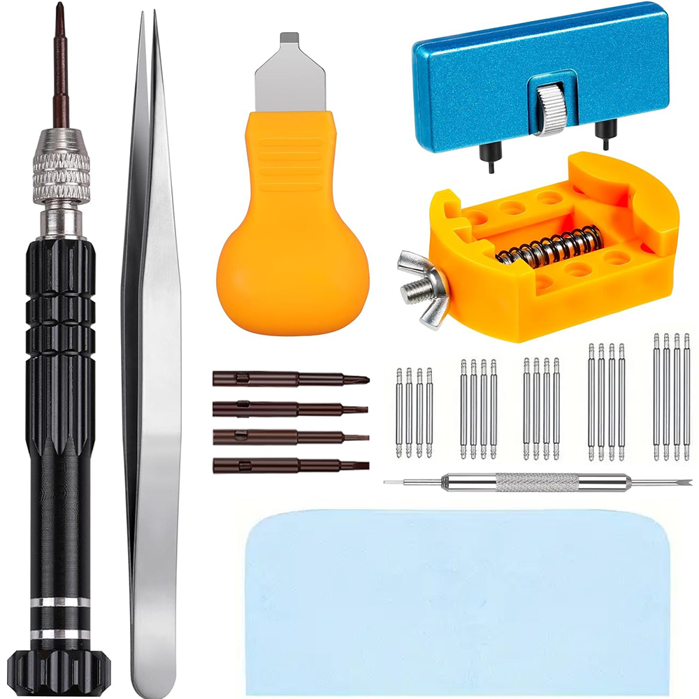 32 шт., набор для замены аккум – обзор и цена Spring Bar Tool Set