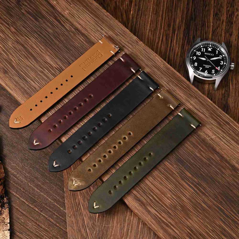 Ремешок WOCCI из вощеной кожи  – обзор и цена Leather Strap Quick Release